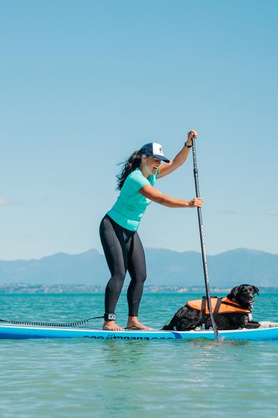 Moana SUP Dog Friendly Tahunanui by Aimee Jules