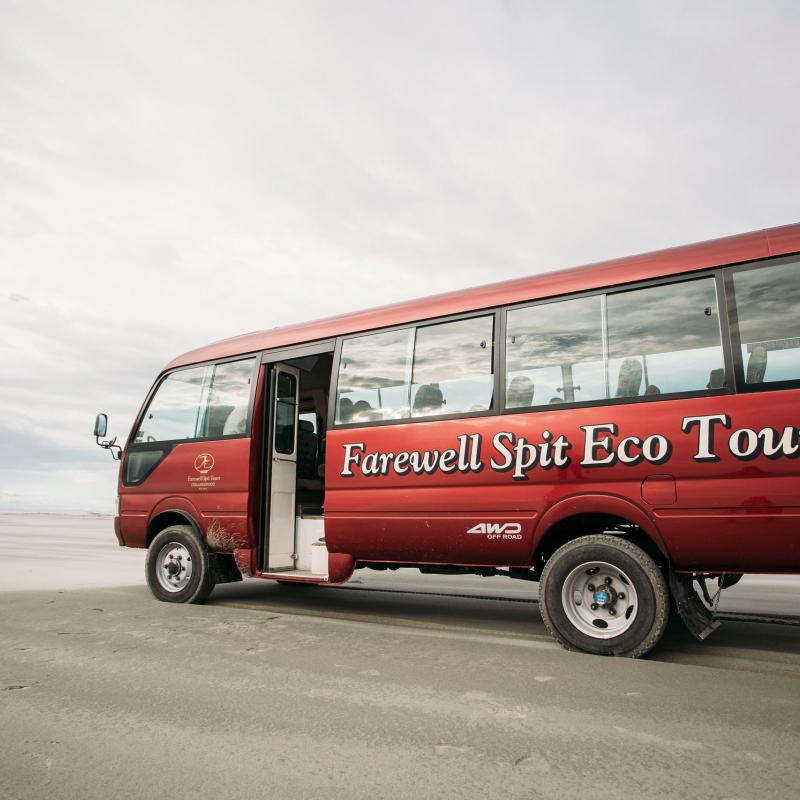 Farwell Spit Tours bus