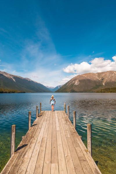 Lake Rotoiti jeti Nelson Lakes National Park