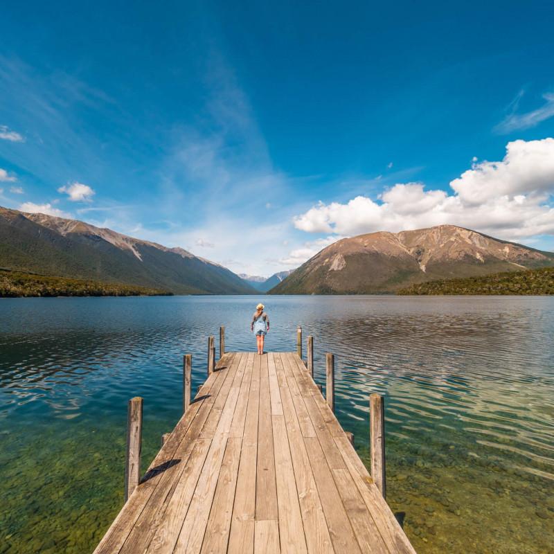 Lake Rotoiti jeti Nelson Lakes National Park