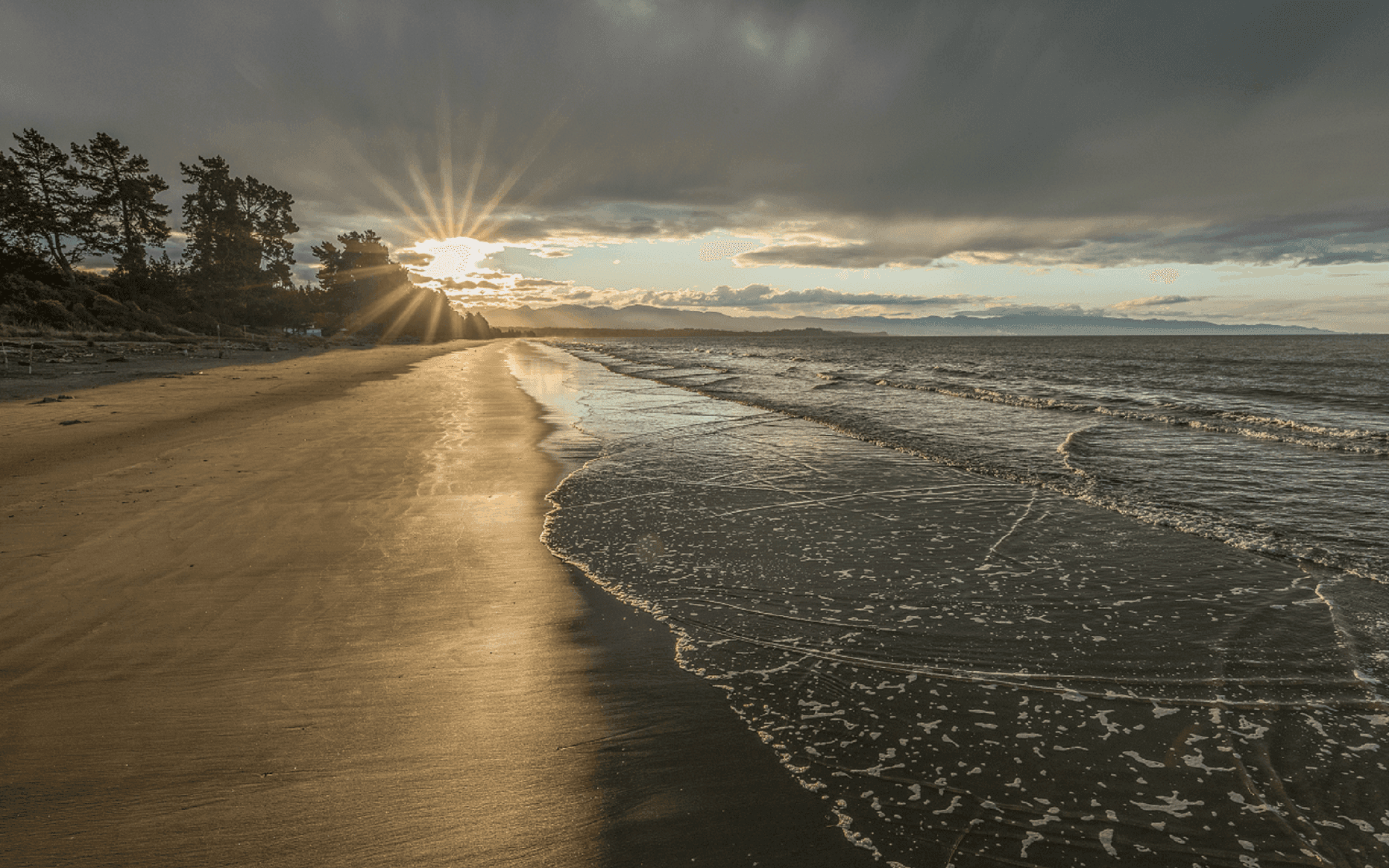 Rabbit Island sunset