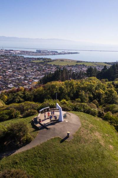 Centre of New Zealand Nelson City aerial