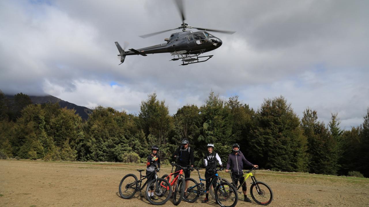 Heli-Bike with Helicopters Nelson