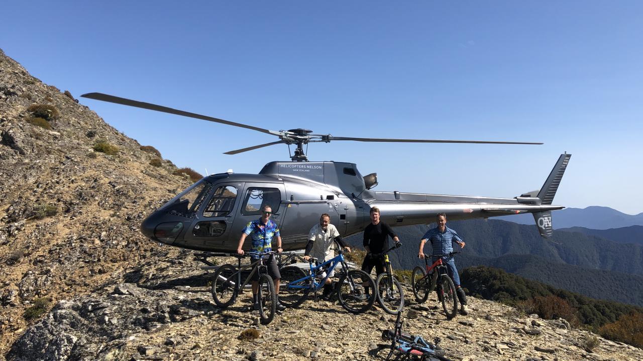 Heli-Bike with Helicopters Nelson