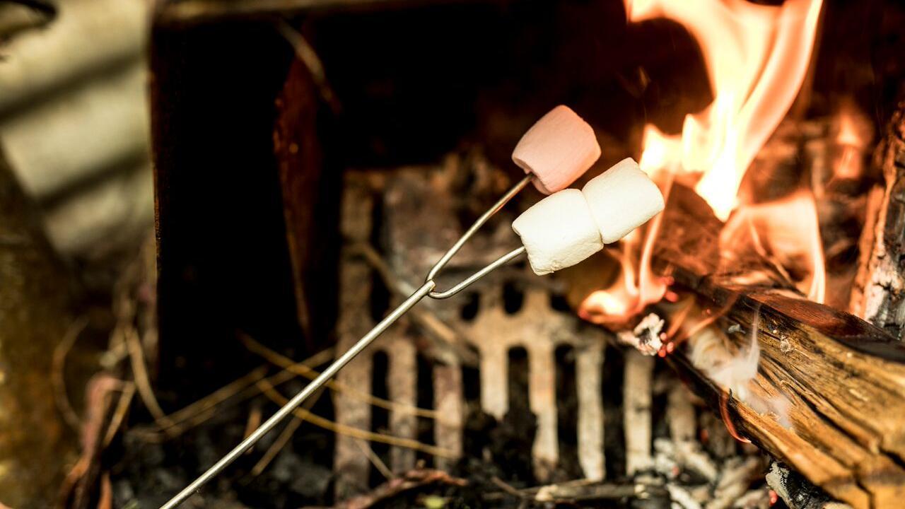 Outdoor fireplace as well as indoor - gaze at the stars and toast marshmallows.