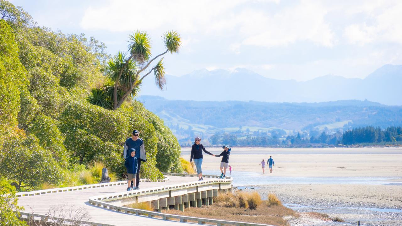 Boardwalk by the Holiday Park