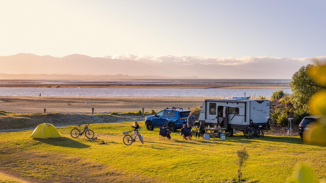 The classic Kiwi holiday awaits at Tāhuna Beach Holiday Park