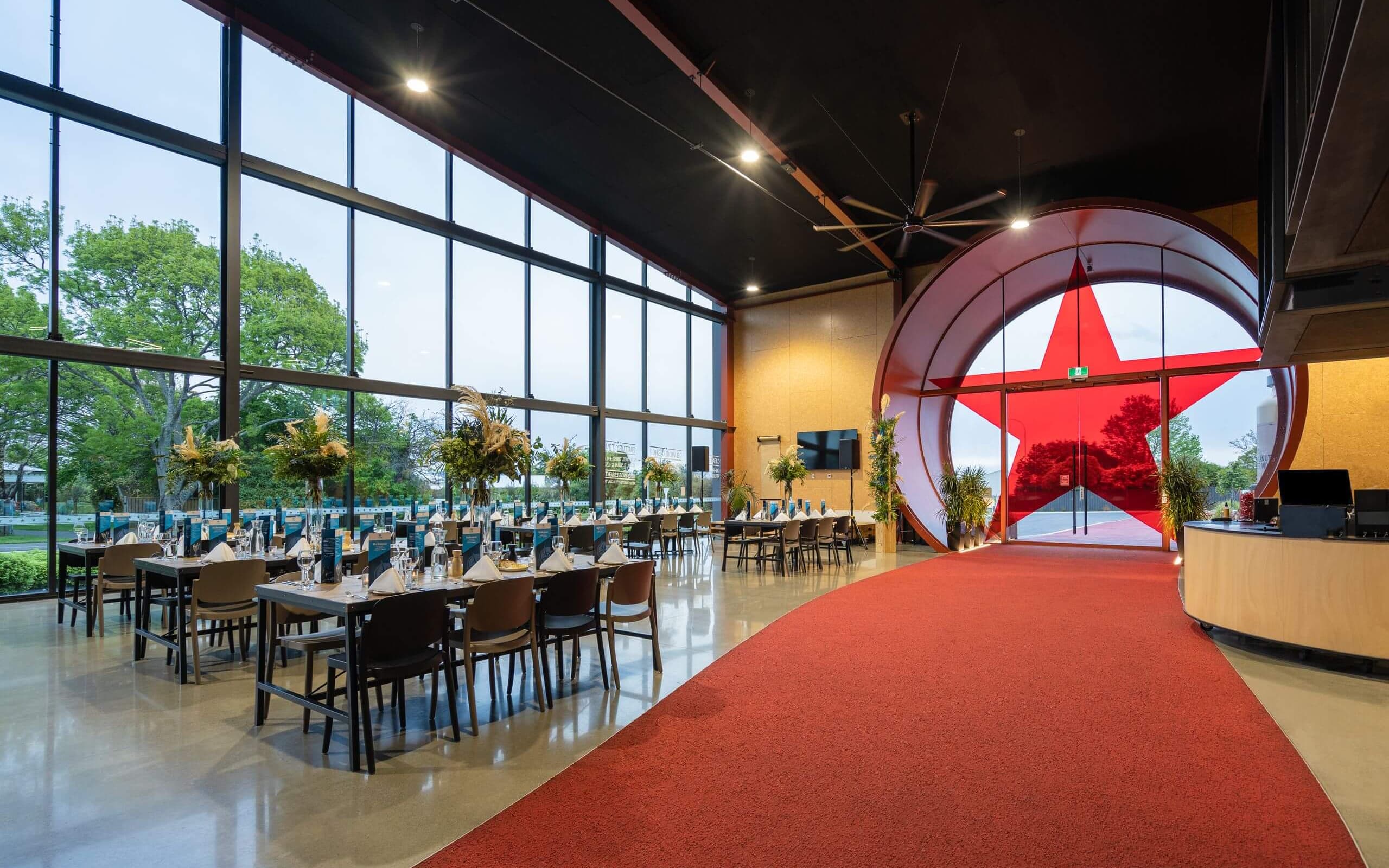 Conference setup at Pics Peanut Butter World