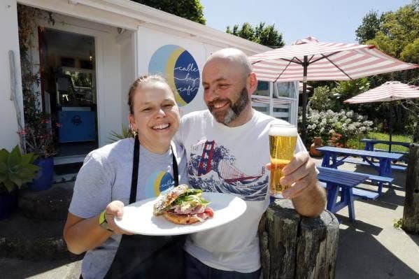 Annette Meyer and Ed Briem are the proud new owners of the Cable Bay Cafe credit toptasteconz