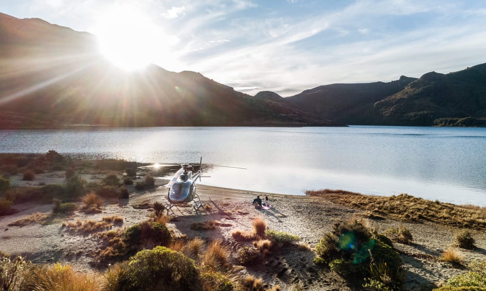 Heli Picnic Alpine Lake - Kahurangi credit Helicopters Nelson