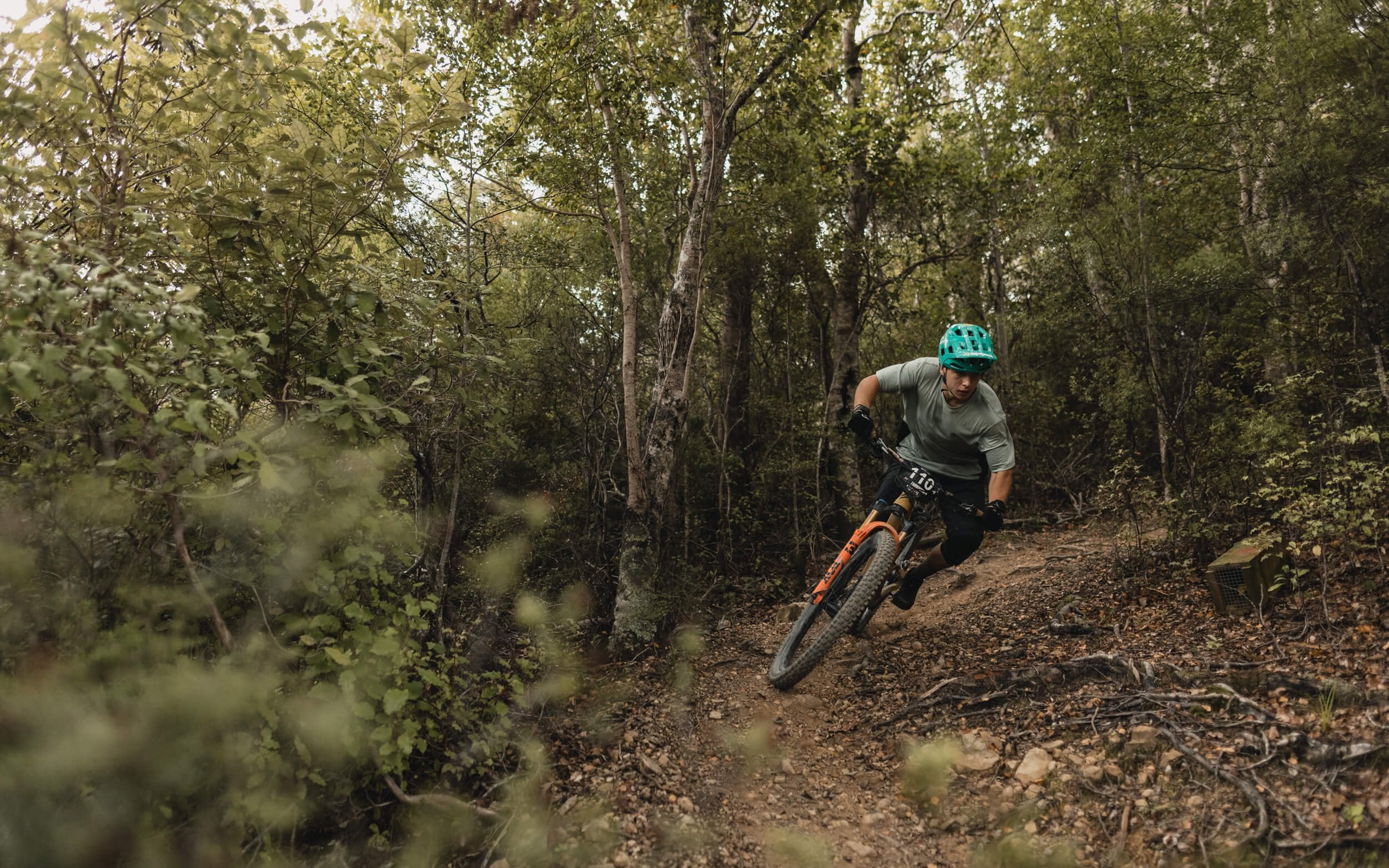 Matt Fairbrother competes in the NZ MTB Rally, which sees competitors race 27 downhill events over six days.