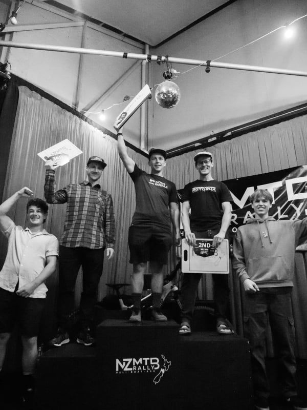 Matt Fairbrother won the NZ MTB Rally despite travelling under his own steam between stages.