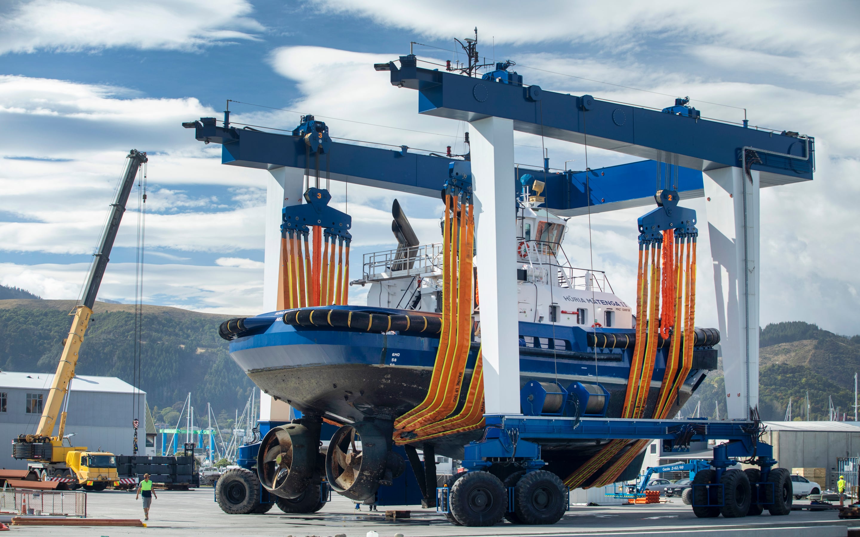 Port Nelson’s marine haul-out facility opens, boosting regional economy