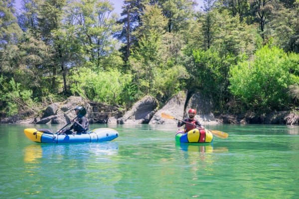 Packrafting beginners course with NZ Kayak School.