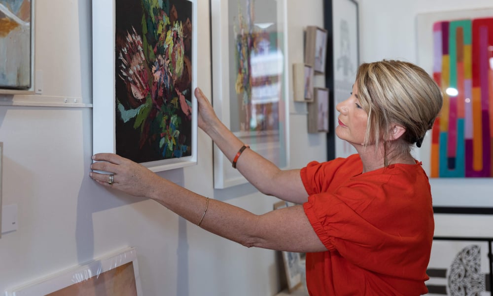 Suzi at Red Art Gallery taken by SuperNatural credit www.nelsontasman 2