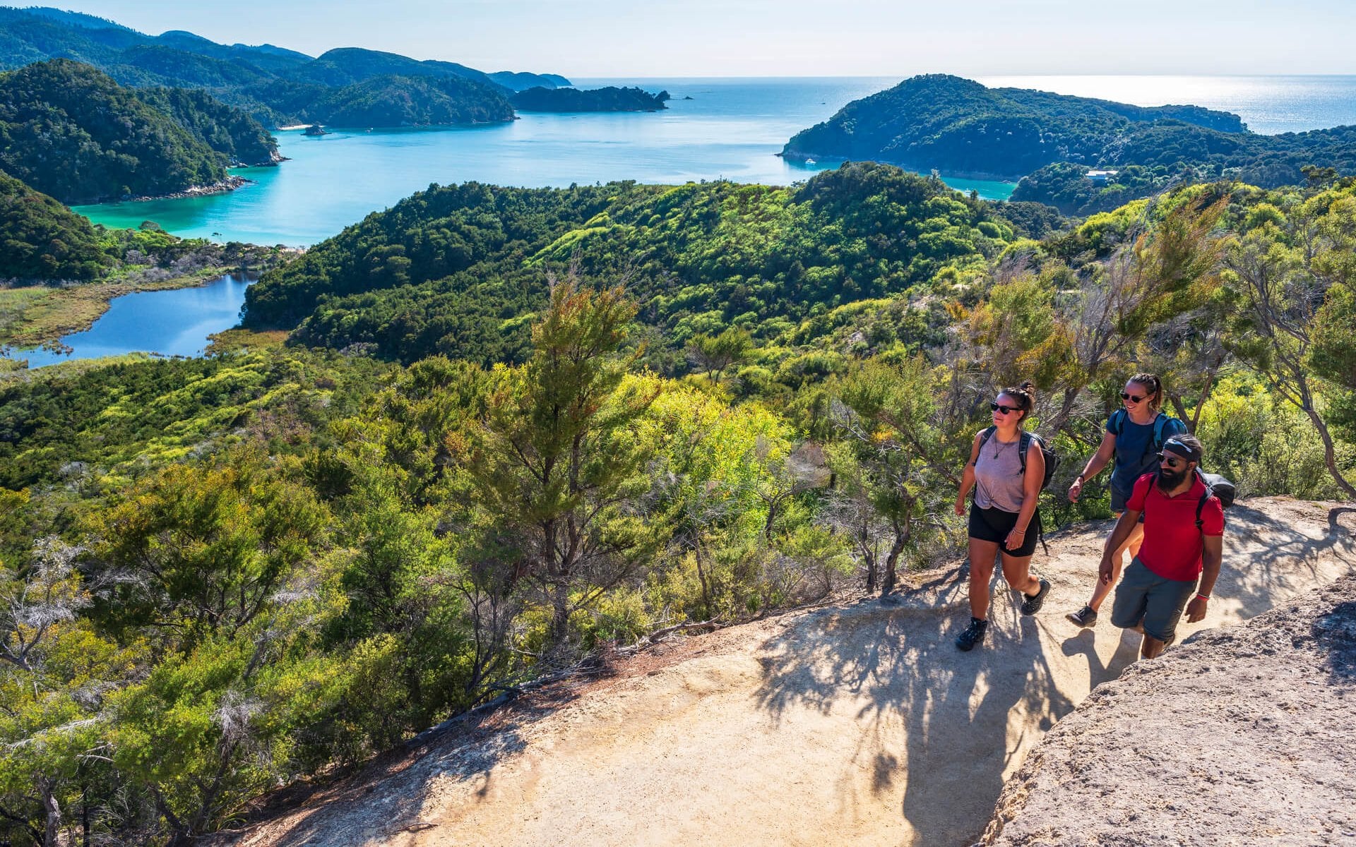 Walking at Anchorage in the Abel Tasman National Park