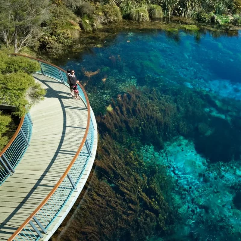 Sacred and stunning, Te Waikoropupū Springs is a place to pause and reflect.