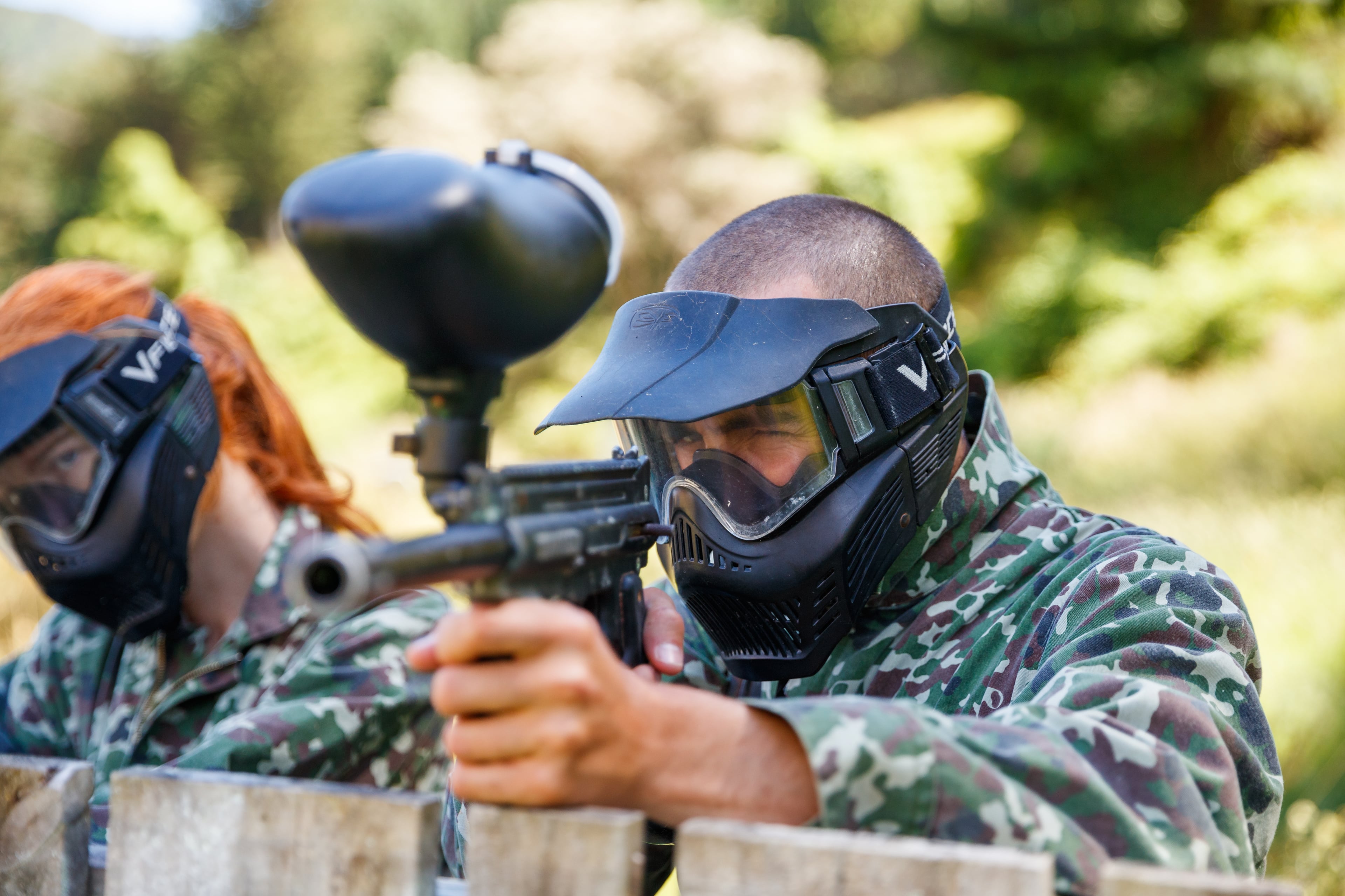 Paintball Action at Cable Bay Adventure Park